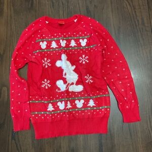 Disney Red Knit Sweater